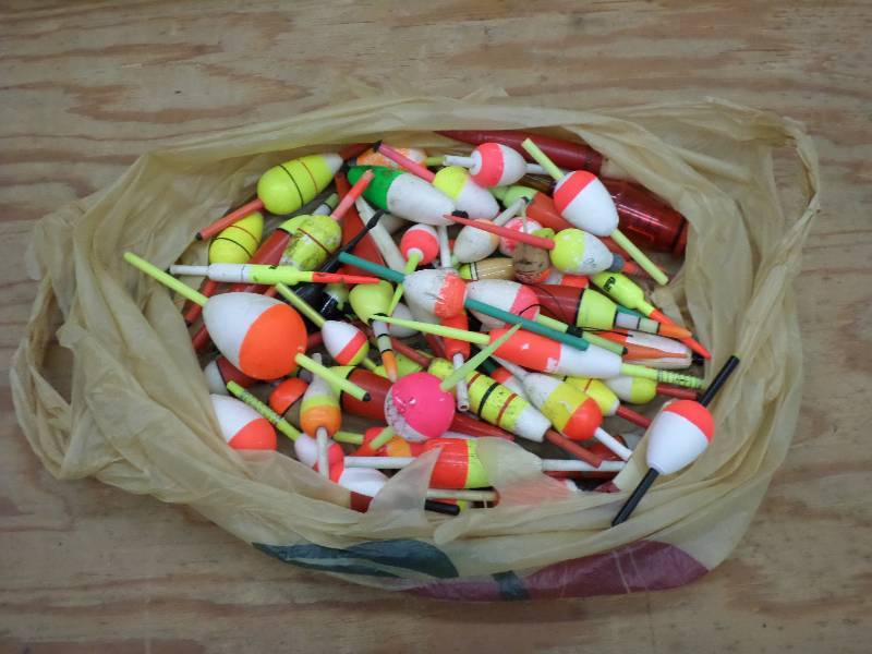 lot 44 image: Bag Of Misc Fishing Bobbers ...