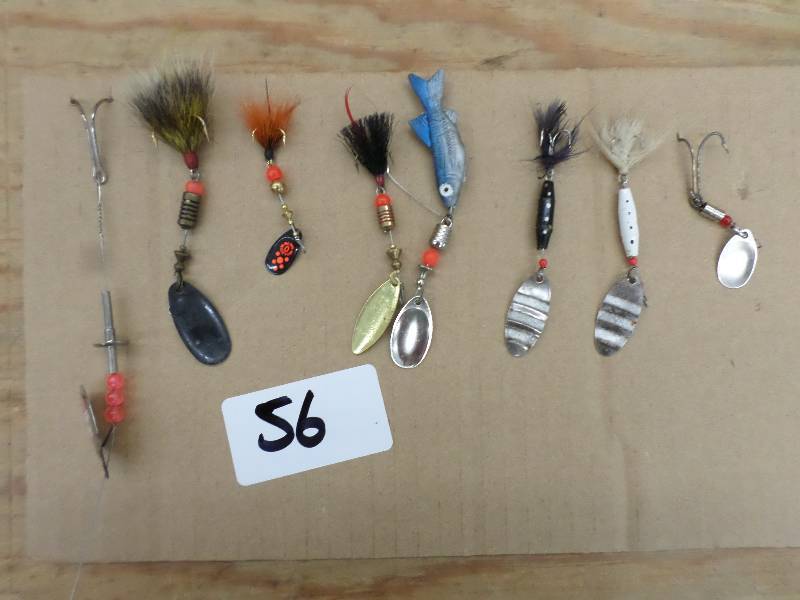 lot 56 image: (8) Misc Spinner Lures ...
