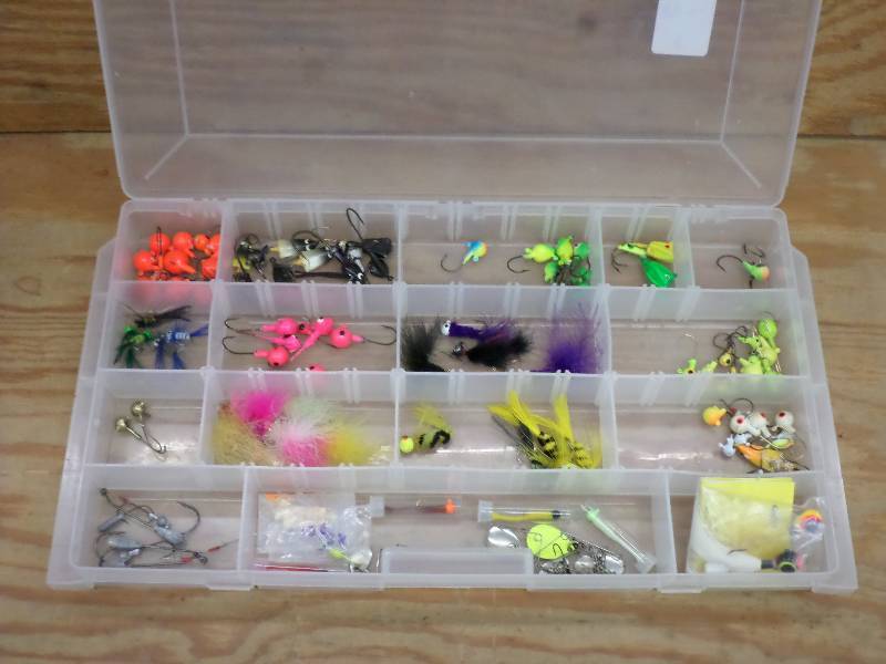 lot 59 image: Plano Tackle Tray Full Of Misc Jigs...