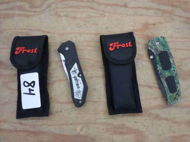 lot 84 image: Lot Of (2) Frost Cutlery Knives Wit...