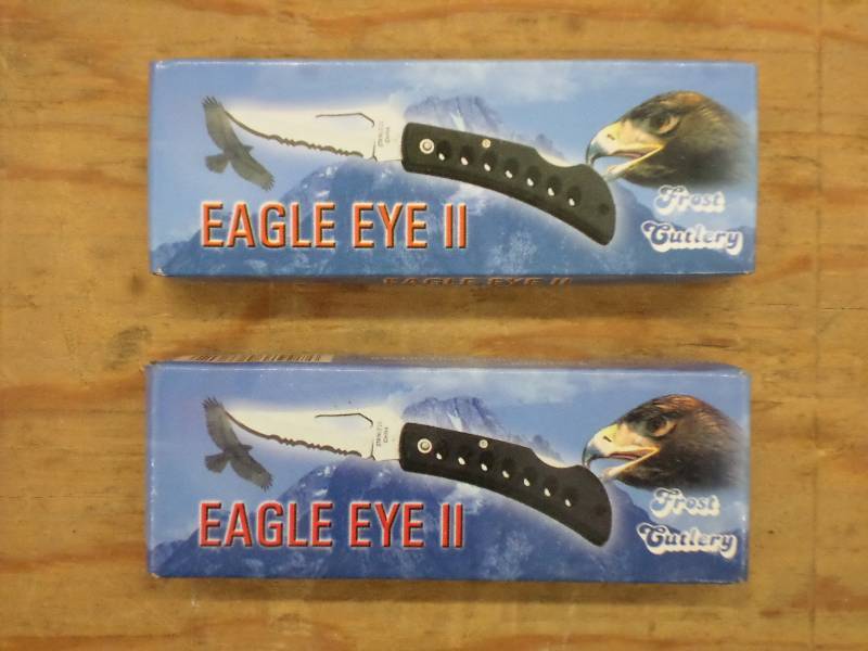 lot 96 image: (2) Frost Cutlery Eagle Eye II Kniv...