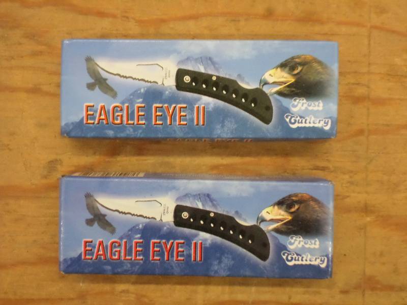 lot 97 image: (2) Frost Cutlery Eagle Eye II Kniv...