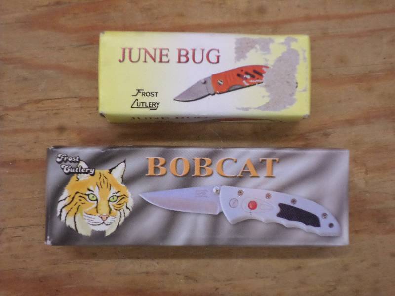 lot 105 image: (2) New Frost Cutlery Knives ...