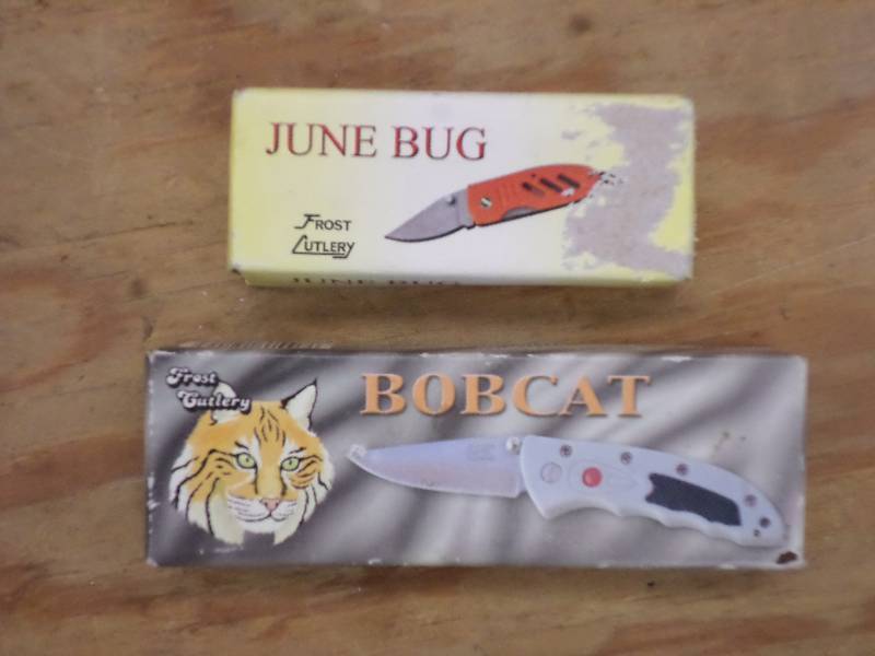 lot 109 image: (2) New Frost Cutlery Knives ...