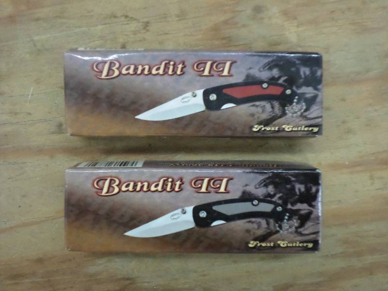 lot 110 image: (2) Frost Cutlery Bandit II Knives...