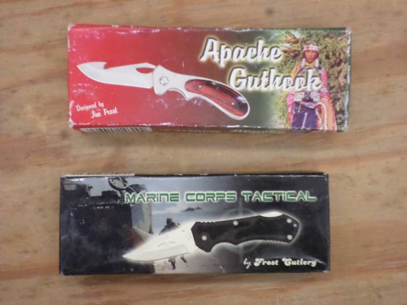 lot 116 image: (2) New Frost Cutlery Knives ...