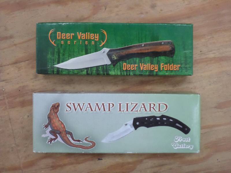 lot 117 image: (2) New Frost Cutlery Knives ...