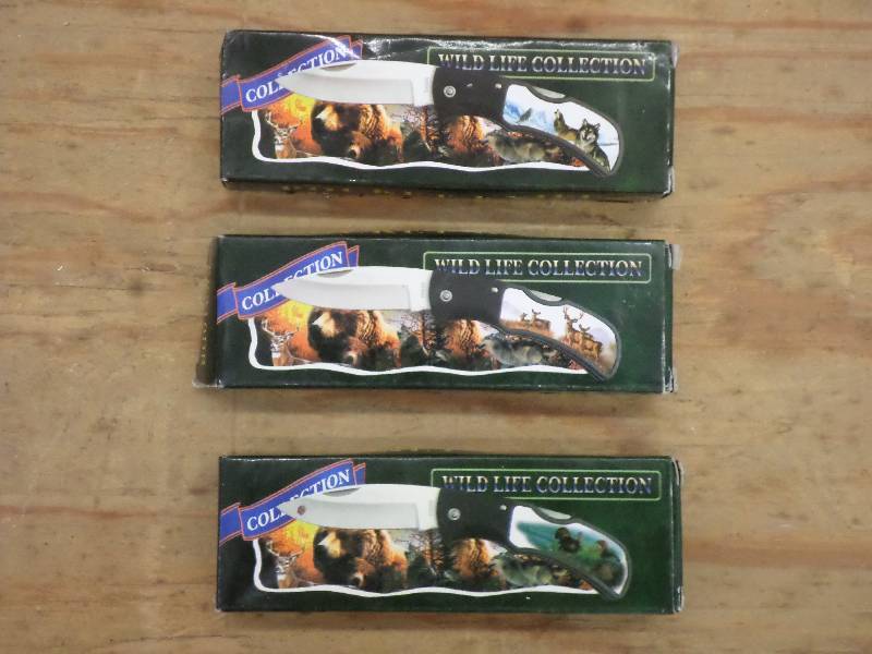 lot 119 image: (3) Wildlife Collection Series Pock...