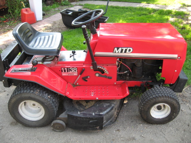 Mtd riding lawn discount mower