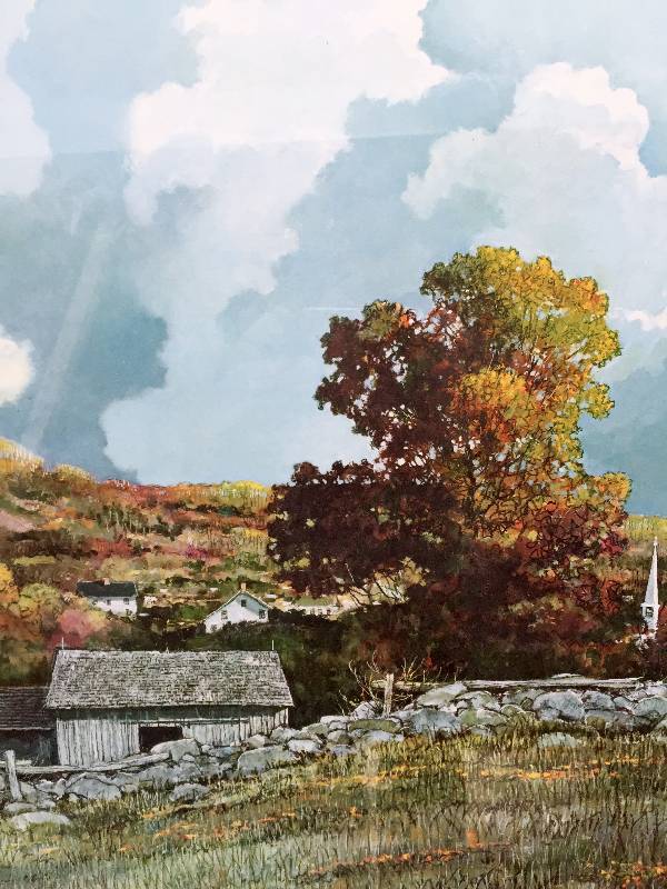 lot 3 image: Eric Sloane Title Indian paint Brush Edition number 100490 hand signed