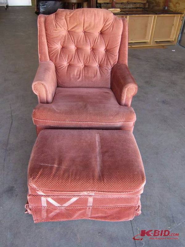 Swivel Rocker & Footstool