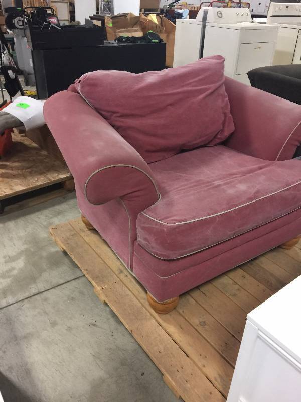 lot 16 image: Micro-Suade Armchair