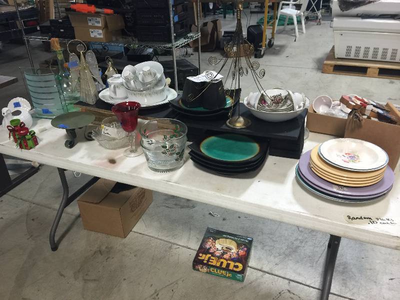 lot 36 image: Assorted Dish-Ware and Glass-Ware