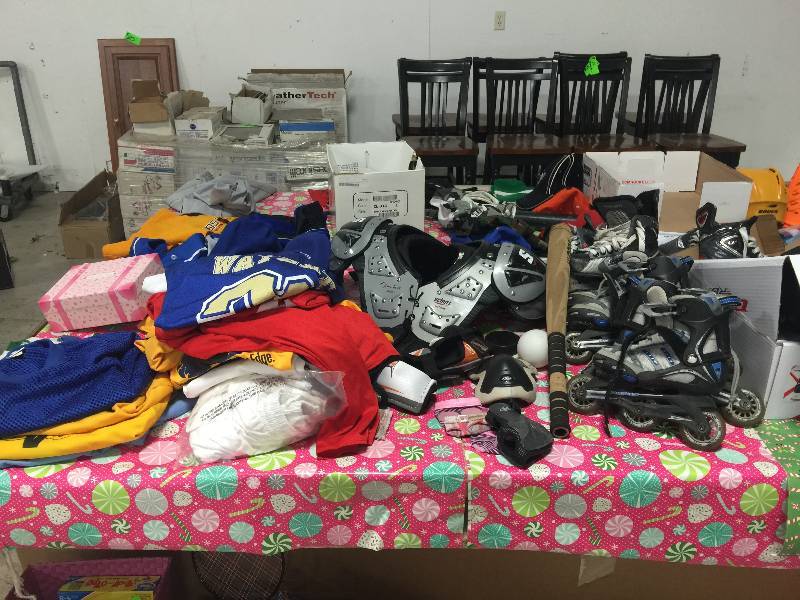 lot 46 image: Assorted Kids Athletic Equipment
