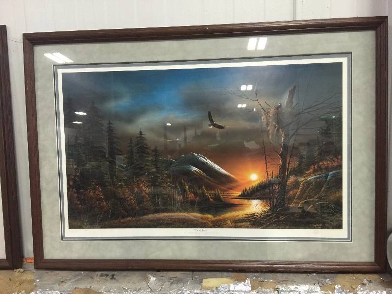 lot 66 image: Terry Redlin (Flying Free)