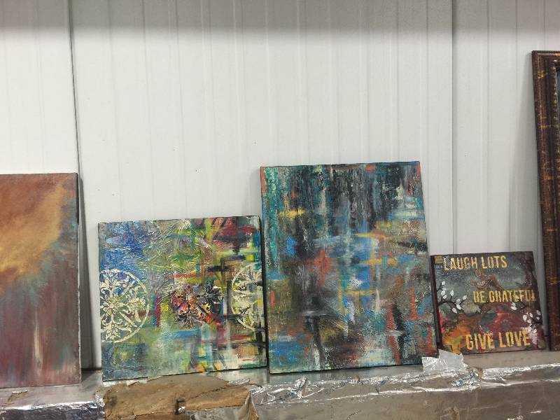 lot 82 image: Canvas Wall Art
