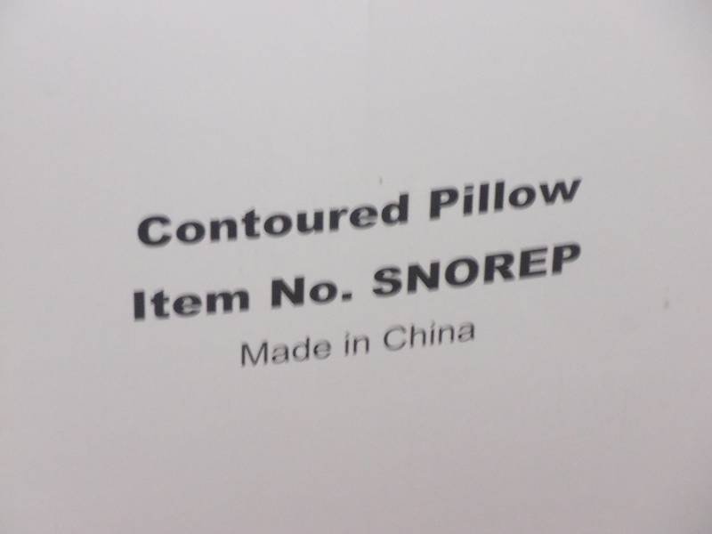 Contoured pillow