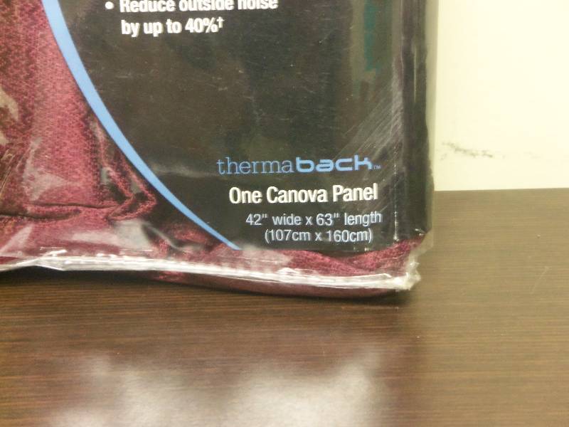 Thermaback curtain