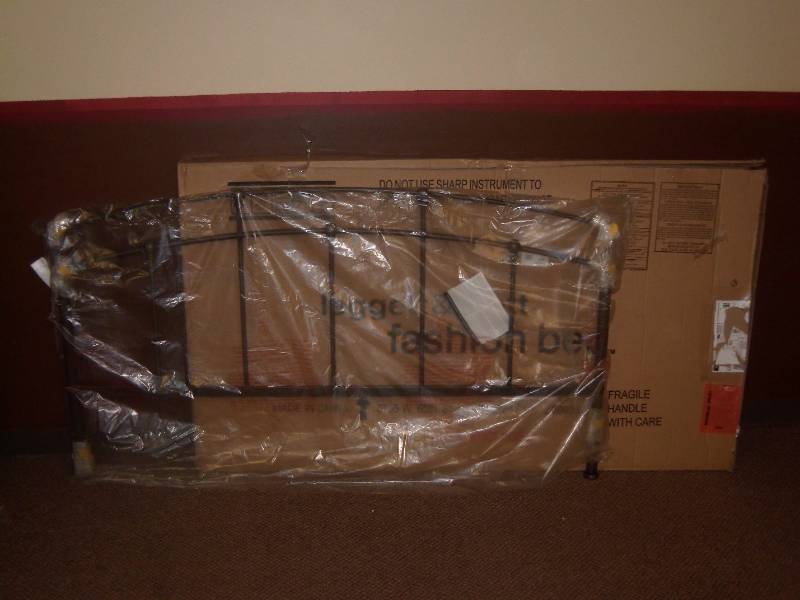 Metal full headboard