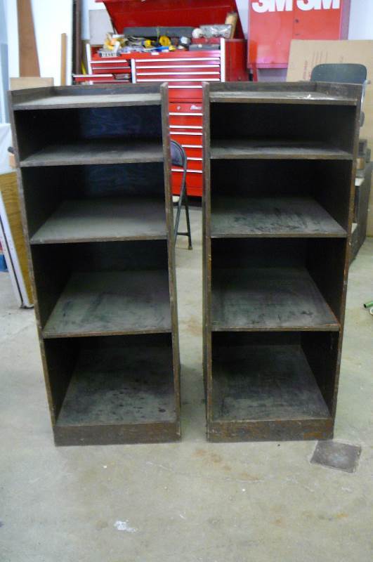 lot 51 image: Wooden Racks 18w X 24d X 48H