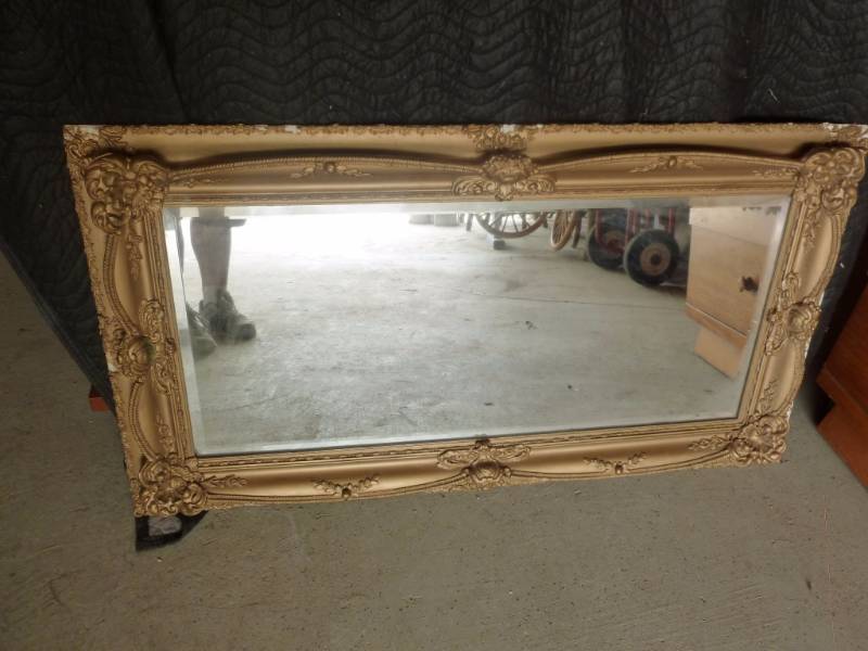 lot 12 image: Large Antique Mirror
