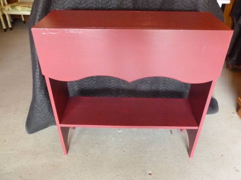 lot 75 image: Painted Wood Plant Stand