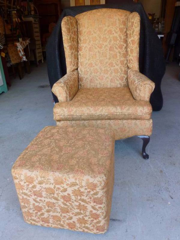 lot 91 image: Wing Back Chair