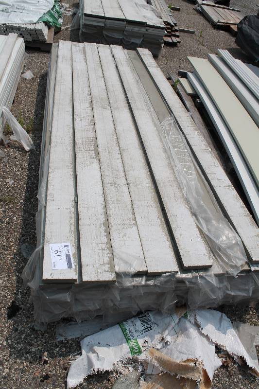 lot 61 image: Lot of James Hardie XLD Color Plus Exterior Siding 6 x 10 54 Thick app. 80 ct.