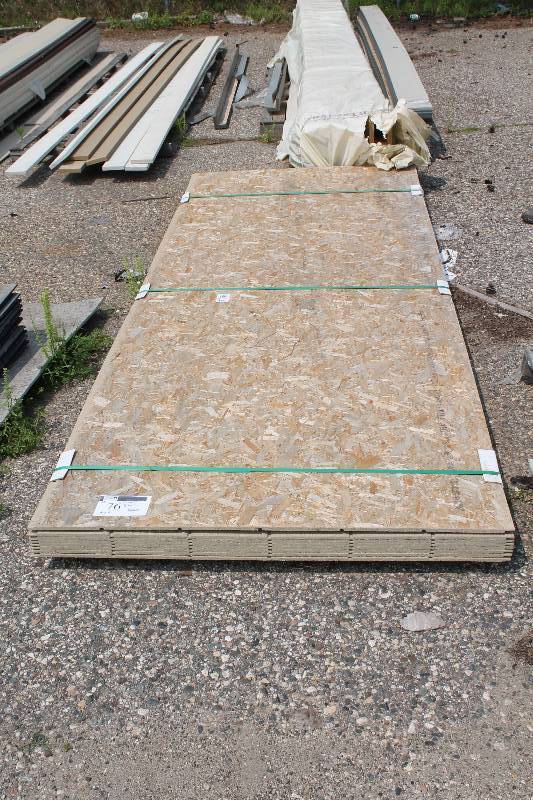 lot 76 image: Lot of LP Plywood Boards 4 x 10 12 Width app. 8 ct.