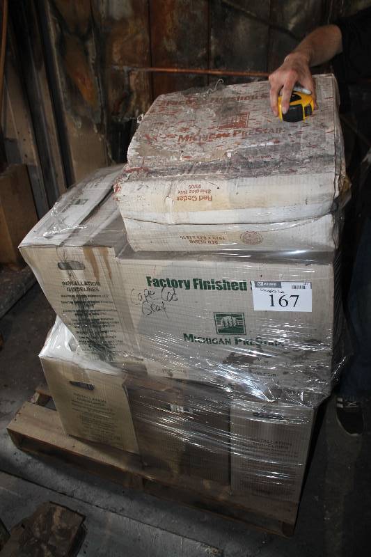 lot 167 image: Lot of Bags of Shingles Including Bar Harbor Maibecs Rusting Shingles, Red Cedar, 19 78 x 8 34 x 18 12.