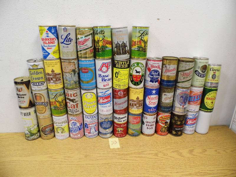 Vintage Beer Cans