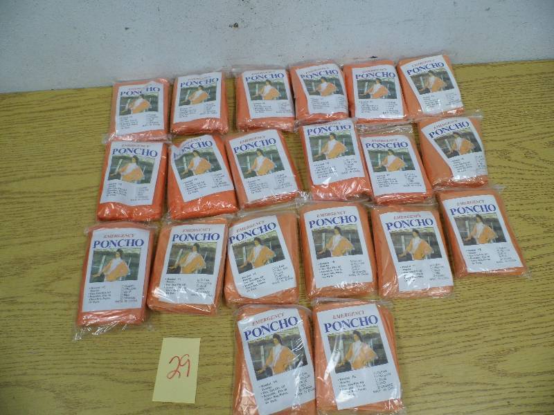 20 New Rain Ponchos