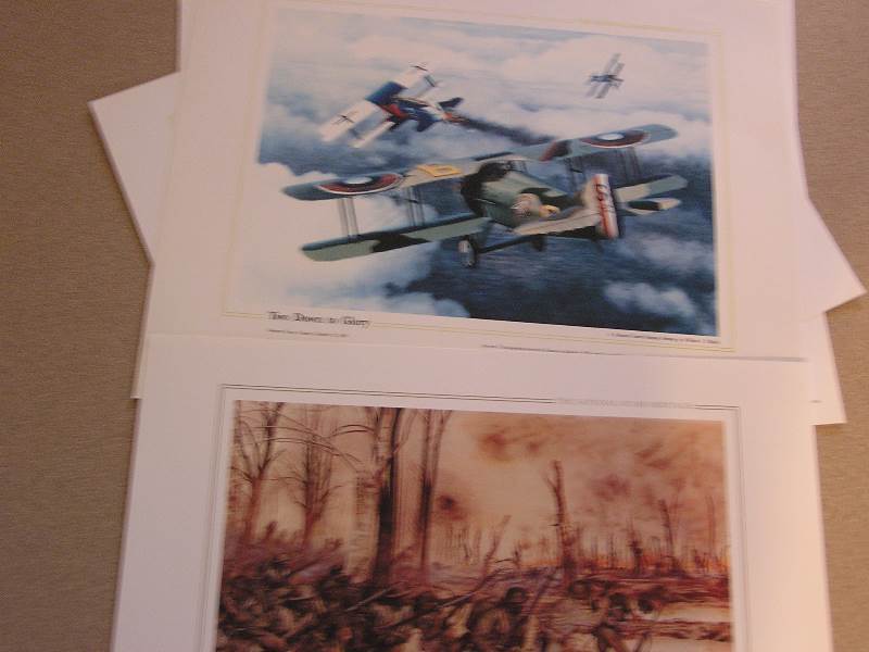lot 10 image: NATIONAL GUARD HERITAGE PRINTS LOT OF 6 WW1