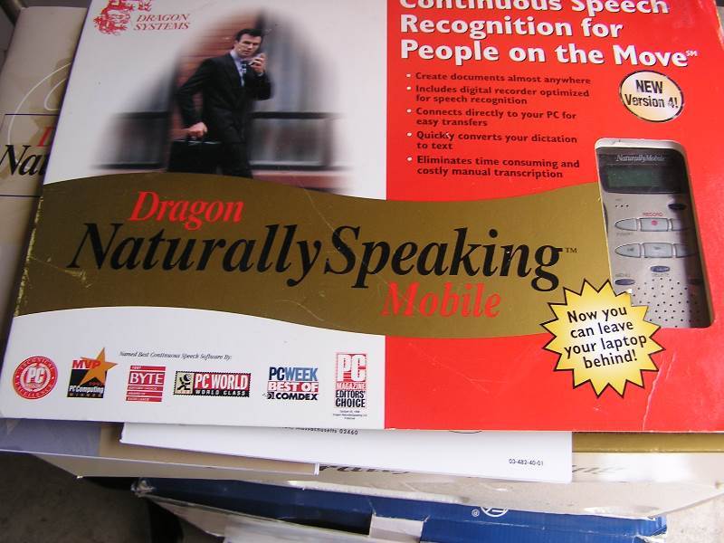 lot 38 image: DRAGON NATURALY SPEAKING MOBILE VOICE RECOGNITION SYSTEM