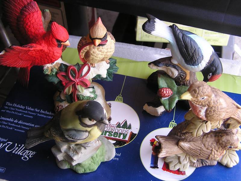 lot 63 image: PORCELAIN BIRD COLLECTION SET OF 4