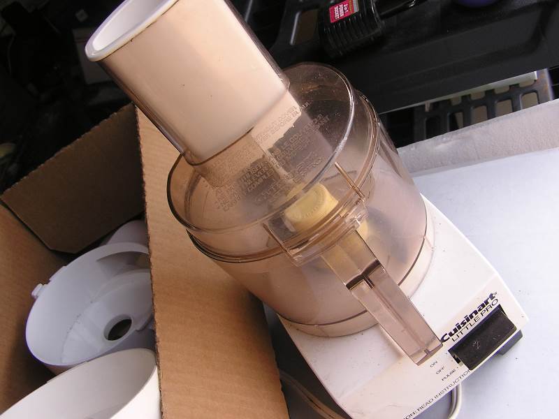 lot 71 image: CUISINART LITTLE PRO FOOD PROCESSOR