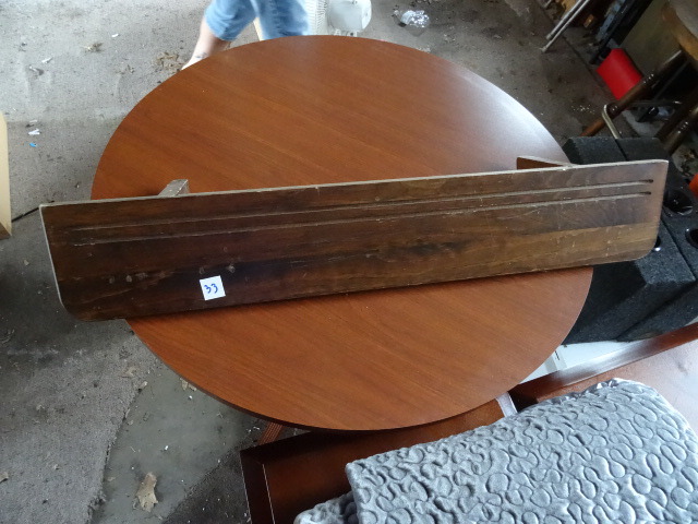 lot 33 image: Wood Plate Shelf