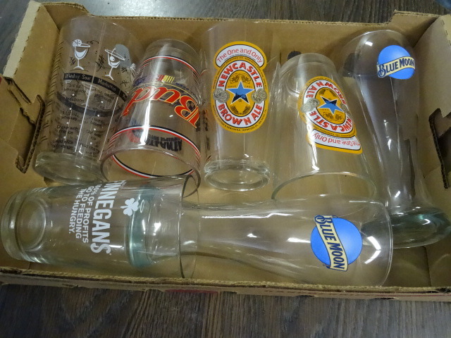 lot 334 image: Beer Glasses