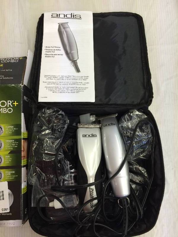 lot 11 image: andis pro motor hair clipper and trimmer