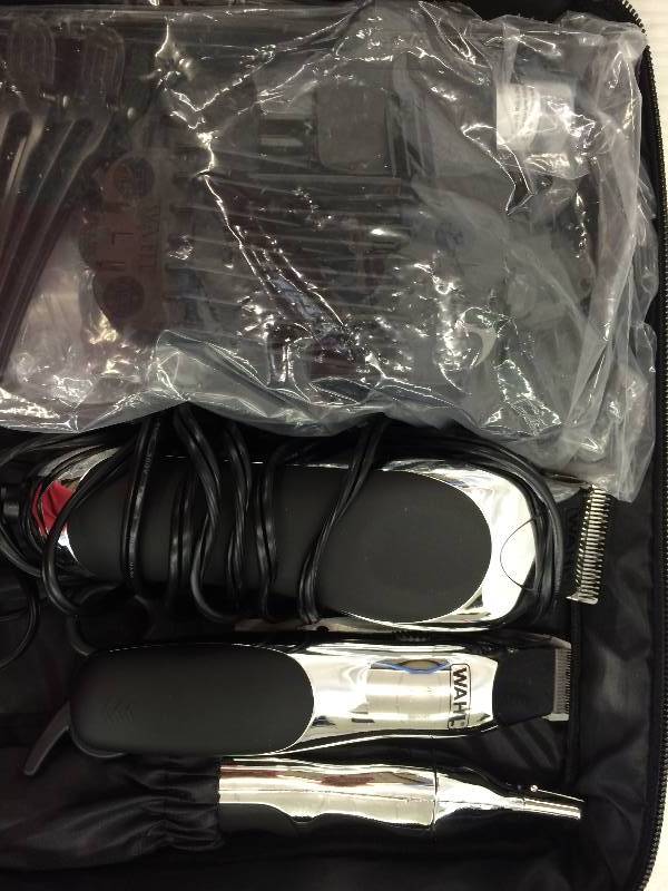 lot 13 image: wahl home barber kit