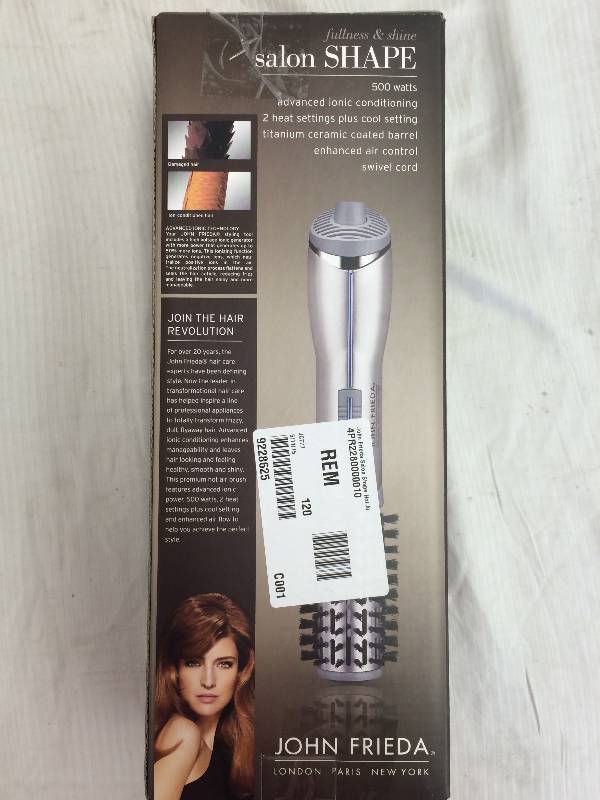 lot 15 image: john freida salon shape brush
