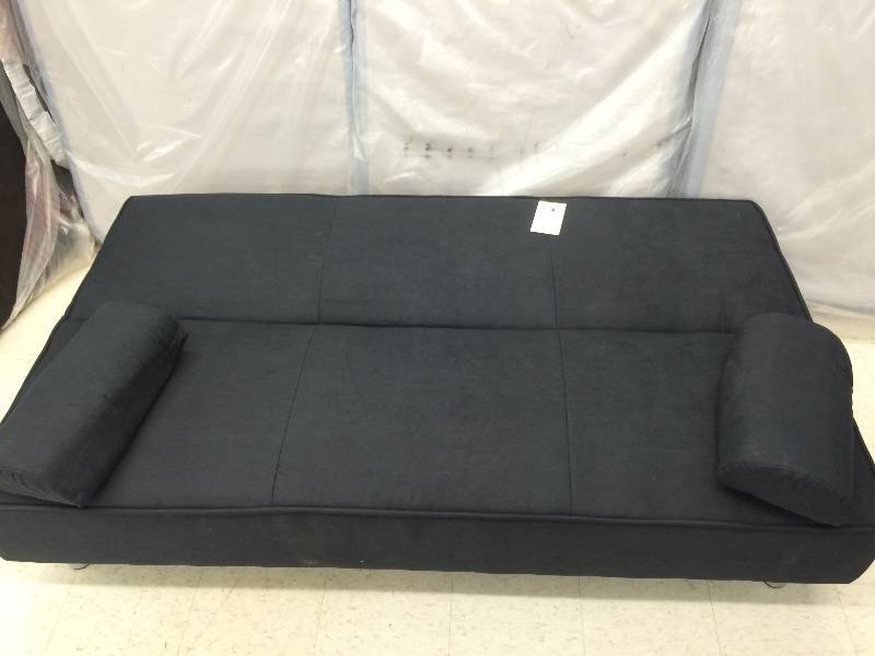 lot 43 image: black clik clak futon