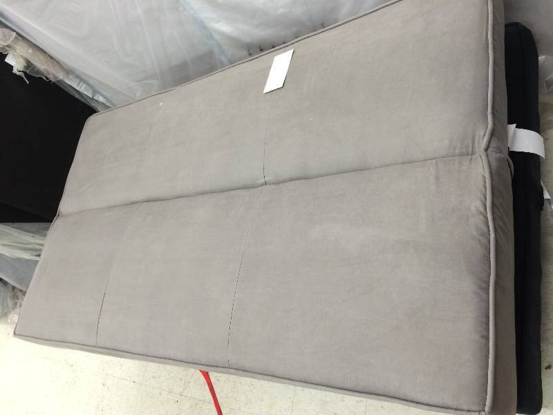 lot 44 image: gray clik clak futon