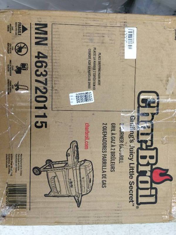 lot 54 image: Char - Broil Two Burner Gas Grill with Side Burner