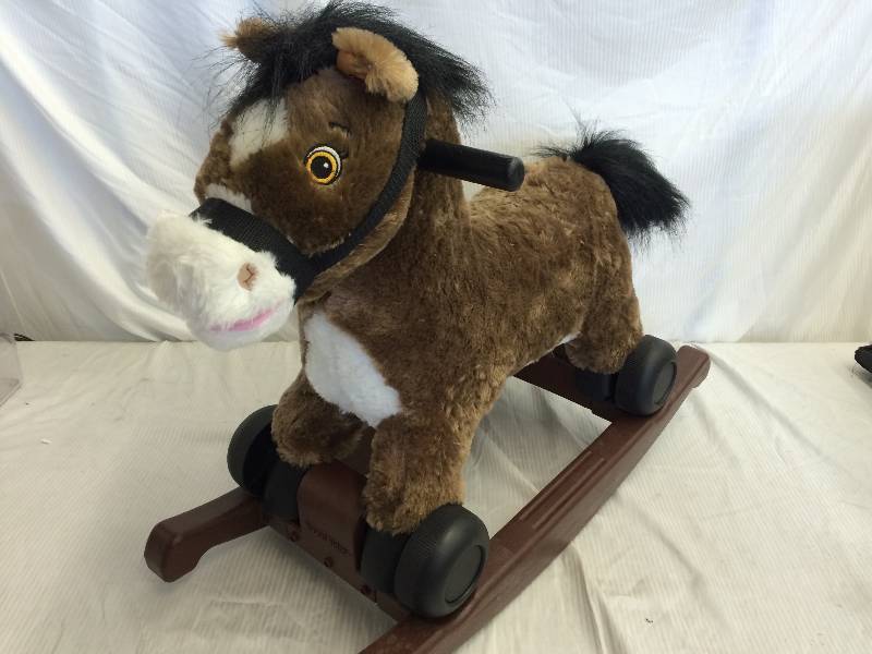 lot 70 image: rocking roller two in one horse