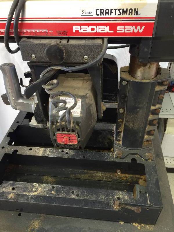 lot 172 image: craftsman 10  radial saw