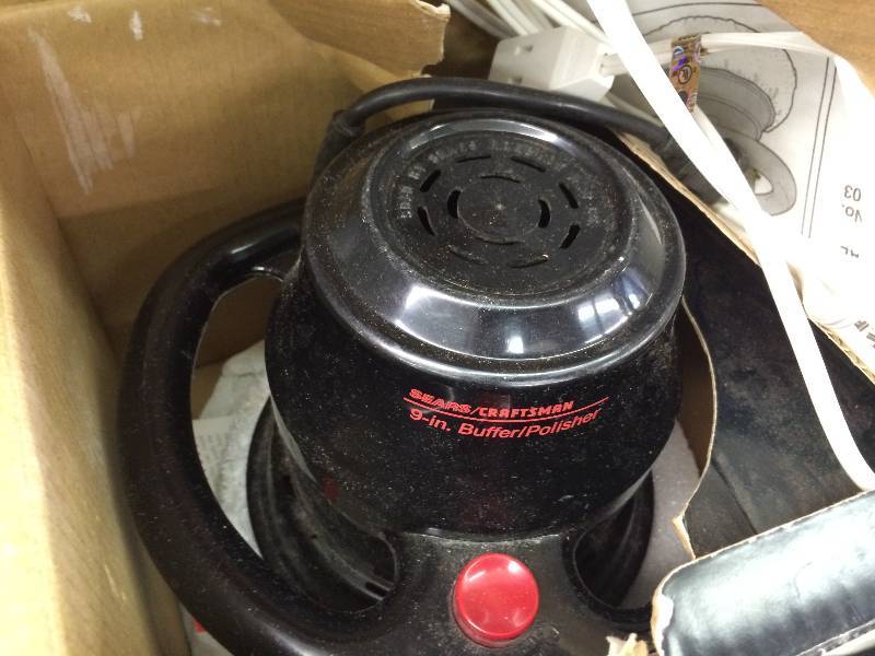 lot 184 image: craftsman 9 in bufferpolisher system
