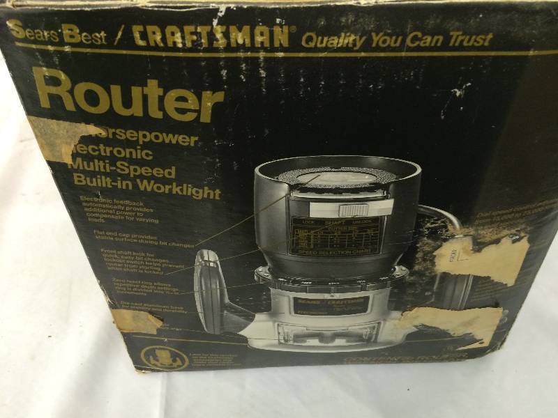 lot 230 image: craftsman router