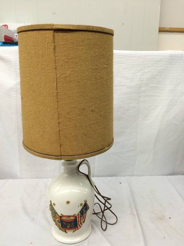 lot 236 image: antique lamp
