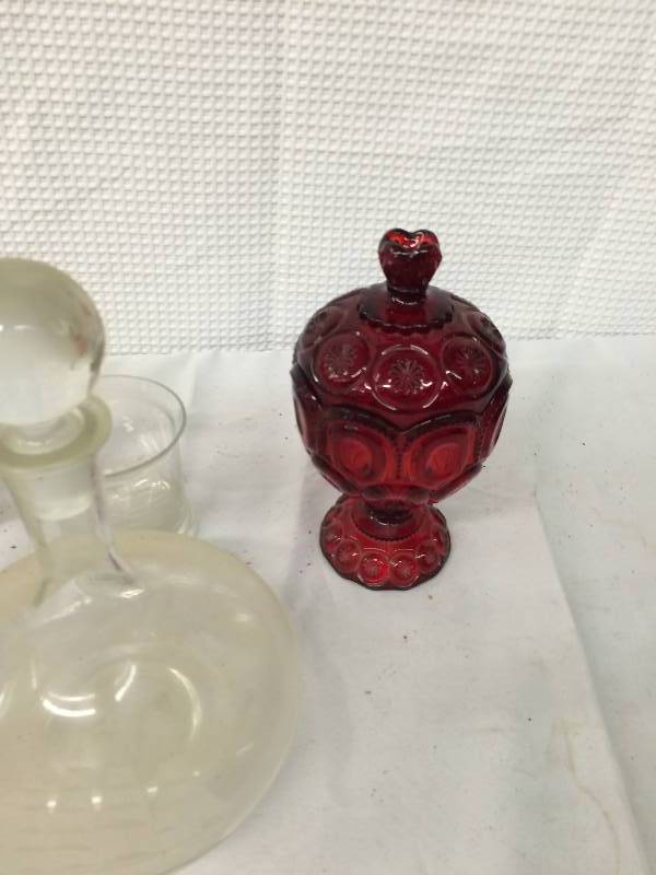lot 244 image: all glassware shown